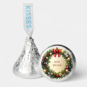 Festive Christmas Wreath Holiday Hershey®'s Kisses®