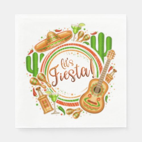 Festive Circle HHM Party Napkins