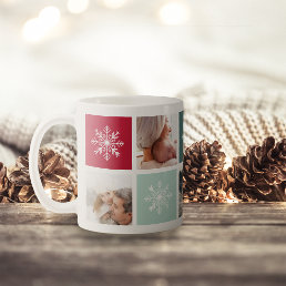Festive Collage | Holiday Photo Mug