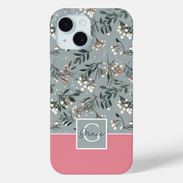 Festive Colorblock Christmas Pattern Case-Mate iPhone Case (Back)