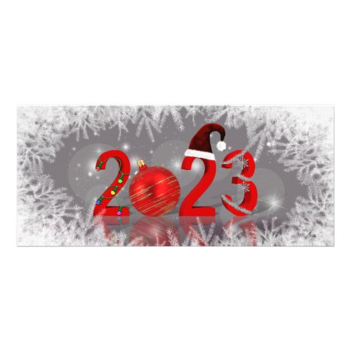 Festive Colorful Christmas New Year 2023 Gift Card