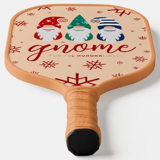 Festive Colorful Funny Gnomes Snowflakes