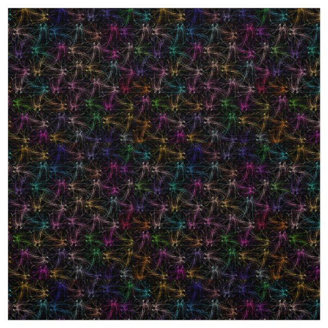 Festive colorful unique pattern fabric (Swatch)