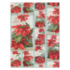 Festive Colorful Vintage Poinsettias