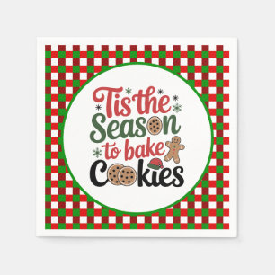 Festive cookie baking Season party Napkins