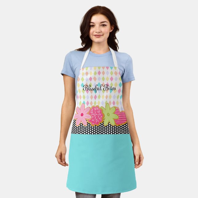 Festive Cookies Dessert Apron (Worn)