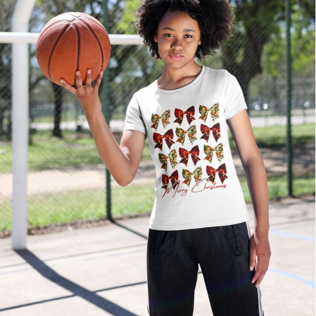Festive Coquettes and Flowing Script Typology Tri-Blend Shirt (Creator Uploaded)