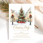 Festive Corporate Christmas Party Invitation
