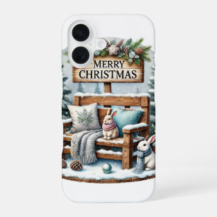 Festive Country Christmas Holiday iPhone 16 Case