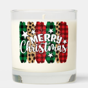 Festive Country Western Merry Christmas Scented Candle