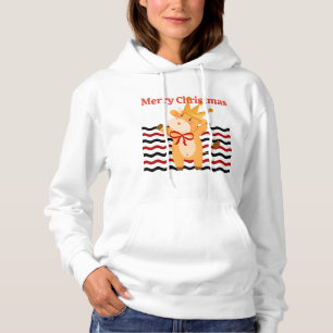 Festive Cow Christmas, Pretty And Elegant   Hoodie