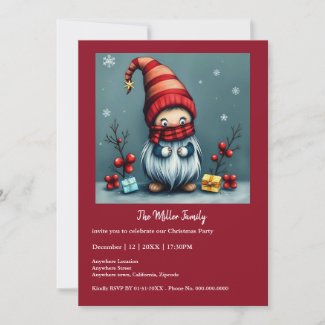 Festive cozy christmas gnome in Disguise 