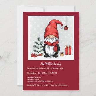 Festive cozy christmas gnome in Disguise 