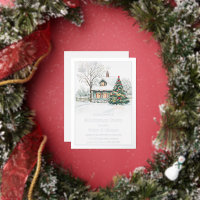 Festive Cozy Silver Foil Christmas Party