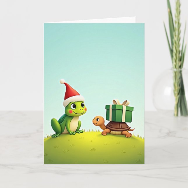 Festive Creature Friends Card (Front)