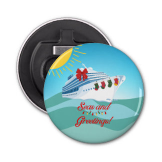 Festive Cruise Ship Bottle Opener