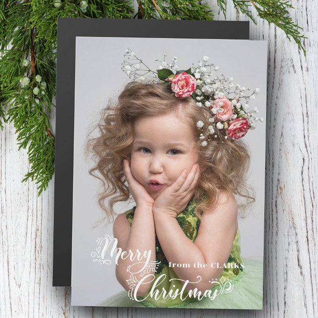 Festive Custom Merry Christmas Script Photo (Creator Uploaded)