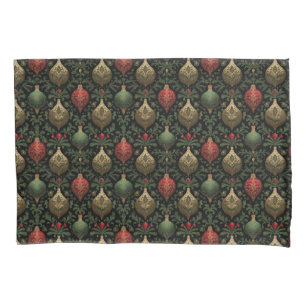 Festive Damask  Pillow Case