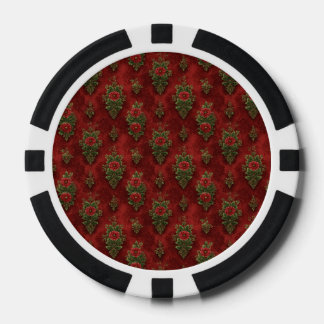 Festive Damask Poker Chips
