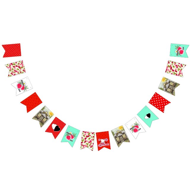 Festive dance . bunting flags (All)