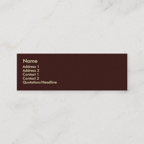 Festive dark brown Circles on a retro brown backgr Business Card