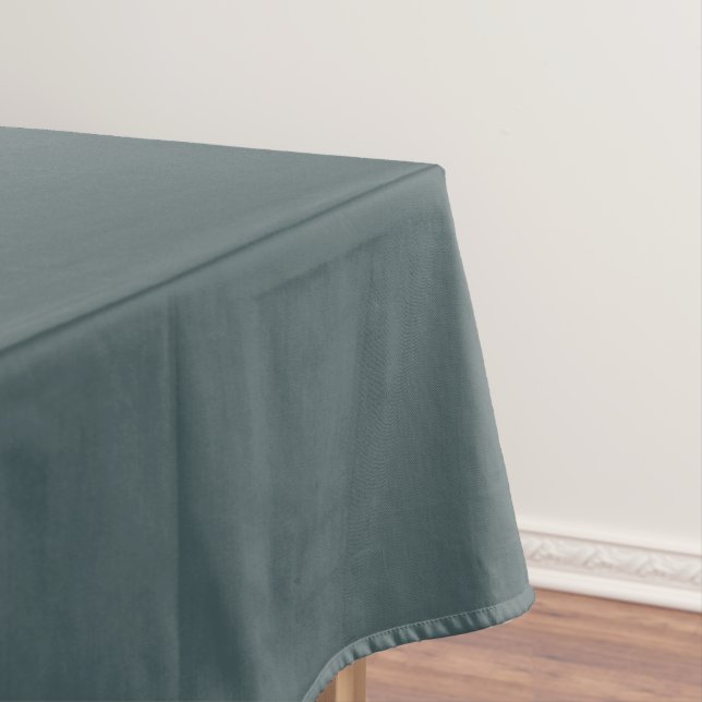 Festive dark green  tablecloth (In Situ)