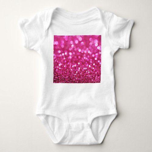 Festive Dark Pink Elegant Abstract Baby Bodysuit