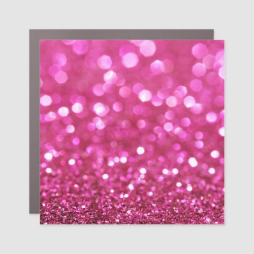 Festive Dark Pink Elegant Abstract Car Magnet