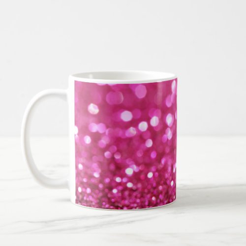 Festive Dark Pink Elegant Abstract Coffee Mug