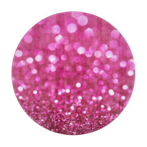 Festive Dark Pink Elegant Abstract Cutting Board