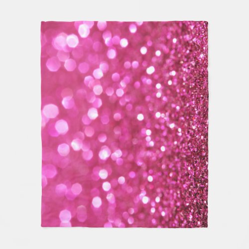 Festive Dark Pink Elegant Abstract Fleece Blanket
