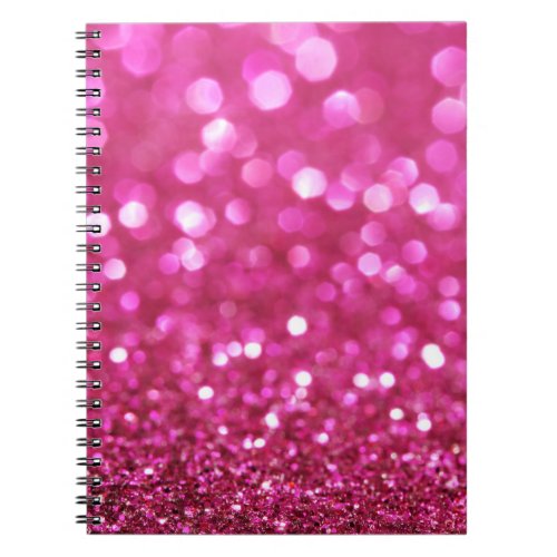 Festive Dark Pink Elegant Abstract Notebook