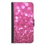 Festive Dark Pink: Elegant Abstract. Samsung Galaxy S5 Wallet Case