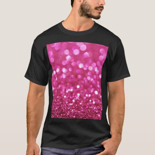 Festive Dark Pink Elegant Abstract T_Shirt