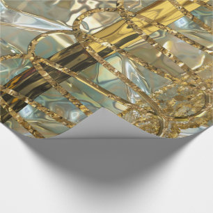 Festive Dazzle Romantic Chic Elegant Wrapping Paper