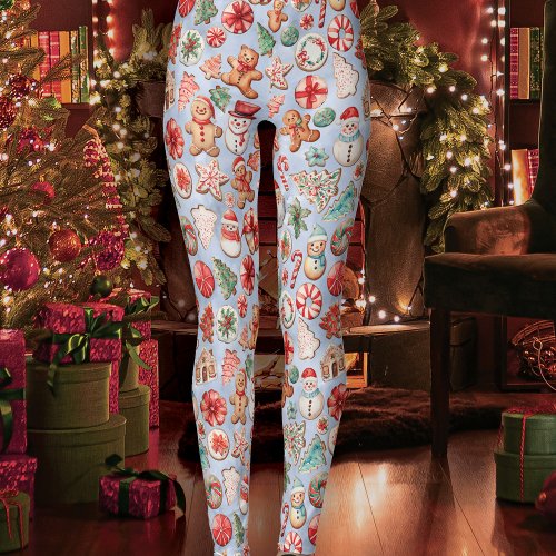 Festive Delight Christmas Cookie Wonderland Leggings