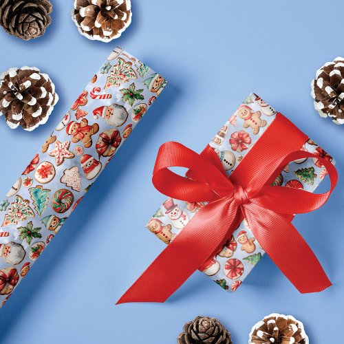 Festive Delight Christmas Cookie Wonderland Wrapping Paper