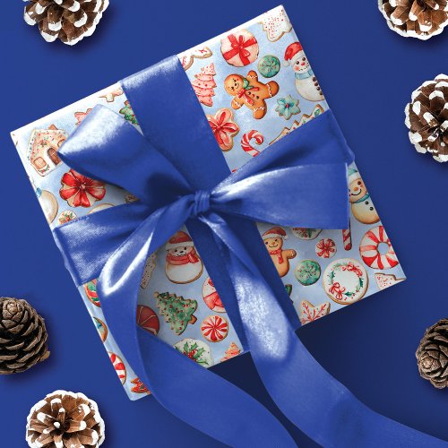 Festive Delight Christmas Cookie Wonderland Wrapping Paper Sheets