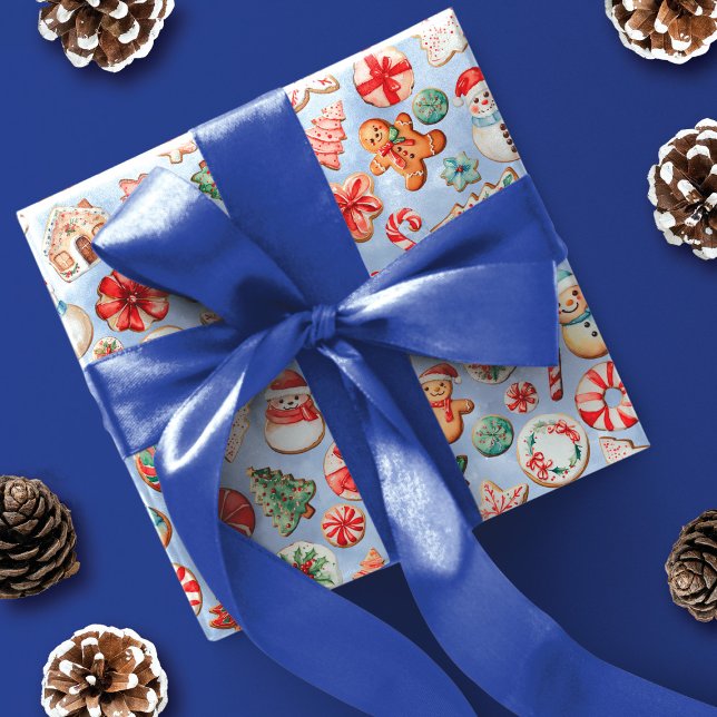 Festive Delight: Christmas Cookie Wonderland Wrapping Paper Sheets (Creator Uploaded)