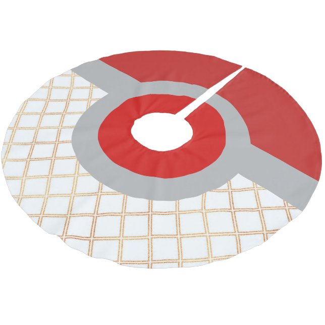 Festive Design Tree Skirt (Angled)