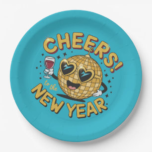 Festive Disco Toast in Shades of Celebration Paper Plates