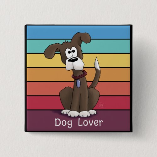 Festive Dog Lover     Button