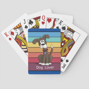 Festive Dog Lover Playing Cards
