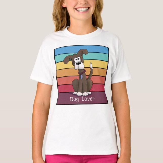 Festive Dog Lover   T-Shirt (Front)