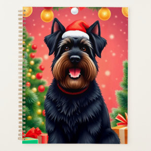 🎁Festive Dog Santa Hat Planner Christmas Gift ✨
