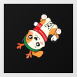 Festive Dog with Reindeer Antlers � Cute Christmas Wall Decal