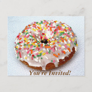 Festive Donut Invitation