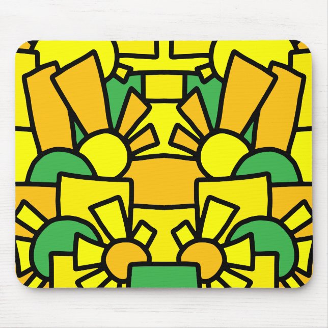 Festive Doodle Art 42 Mouse Pad (Front)