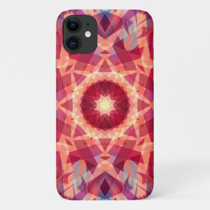 Festive Dopamine Decor Red Jolly Christmas Star  iPhone 11 Case