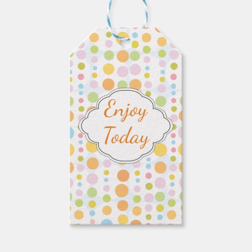 Festive Dots Gift Tags